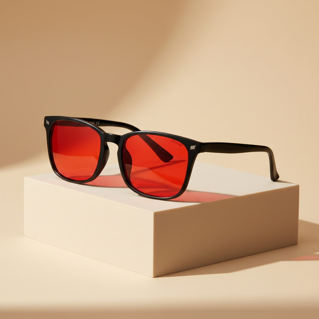 Lunette anti lumière bleue - Amber Rouge
