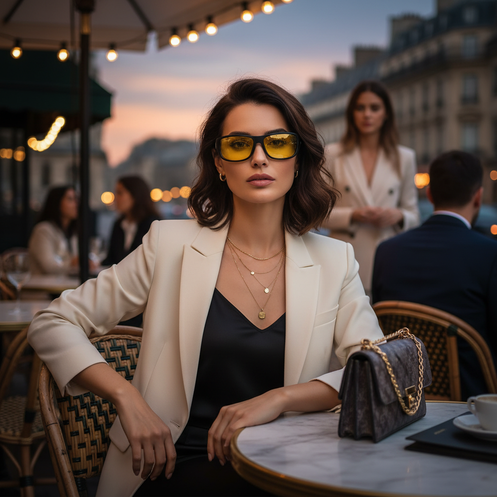Lunette de soleil Vitrex Jaune