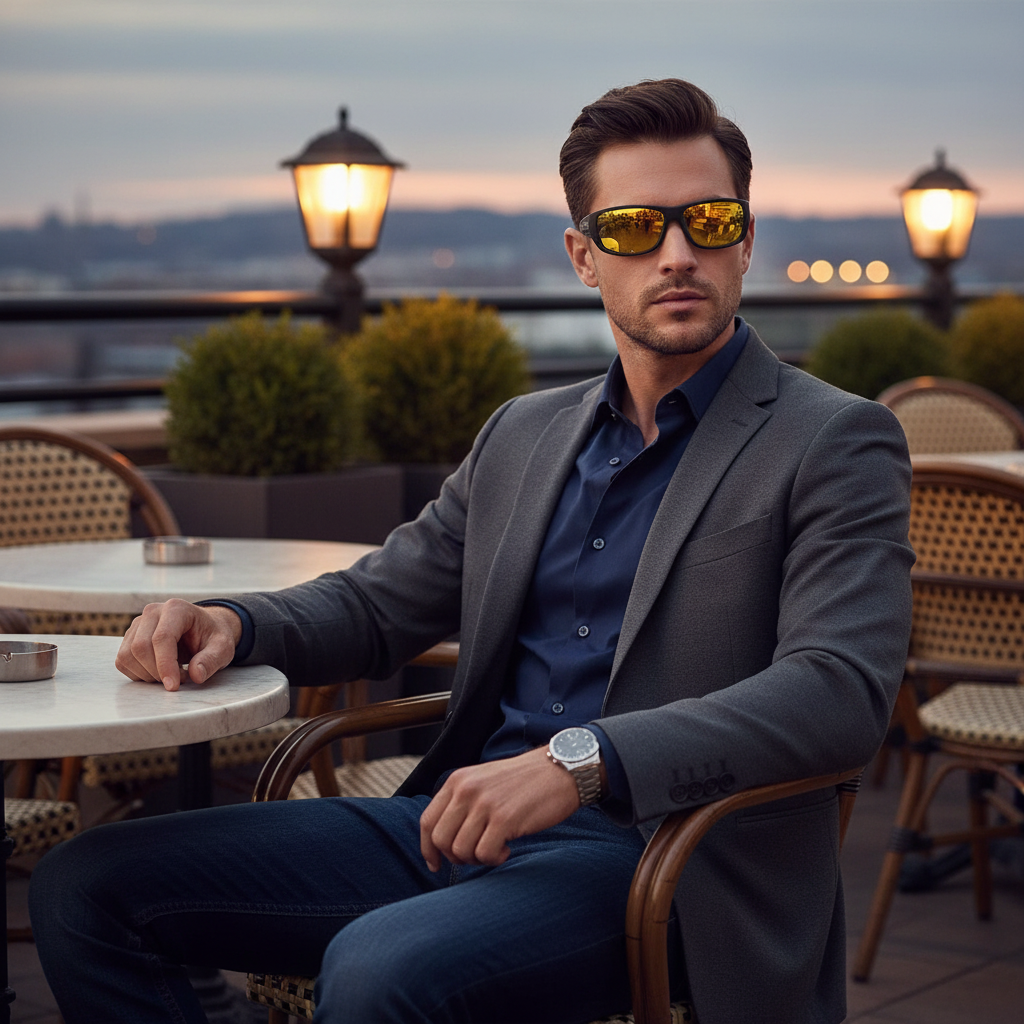 Lunette de soleil Vitrex Jaune