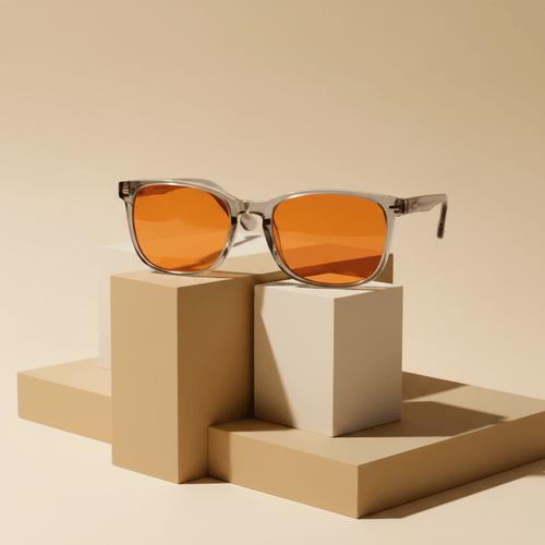 Lunette anti lumiere bleue - AmberClear Gray - Aura Vision