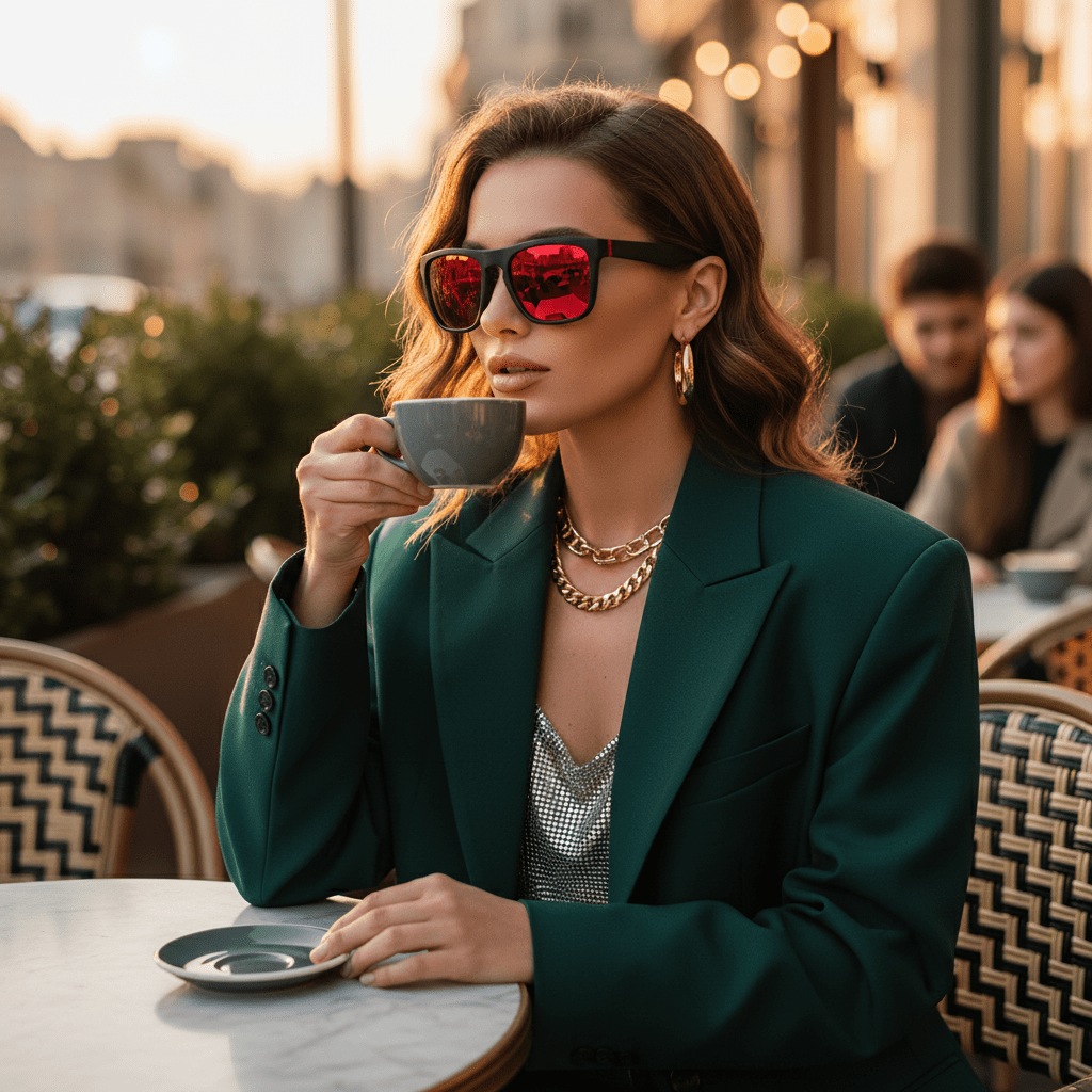 Lunette de soleil ÉclipseX Red - Aura Vision