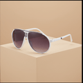 Lunette de soleil Femme - Aviara Blanc - Aura Vision
