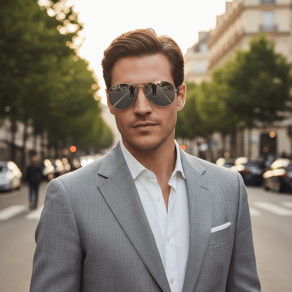 Lunette de soleil NightLens Argent - Aura Vision