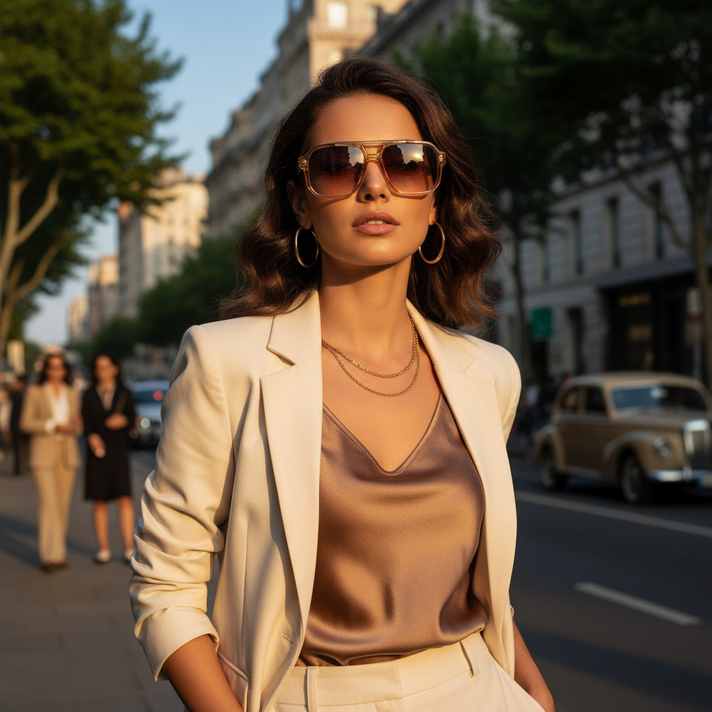 Lunette de soleil Optiva Brun
