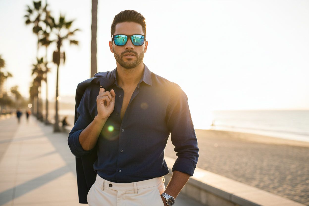Lunettes de soleil SunRetro Blue Lagoon