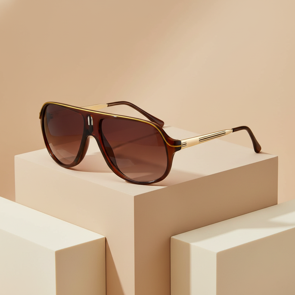 Lunette de soleil WoodView Marron